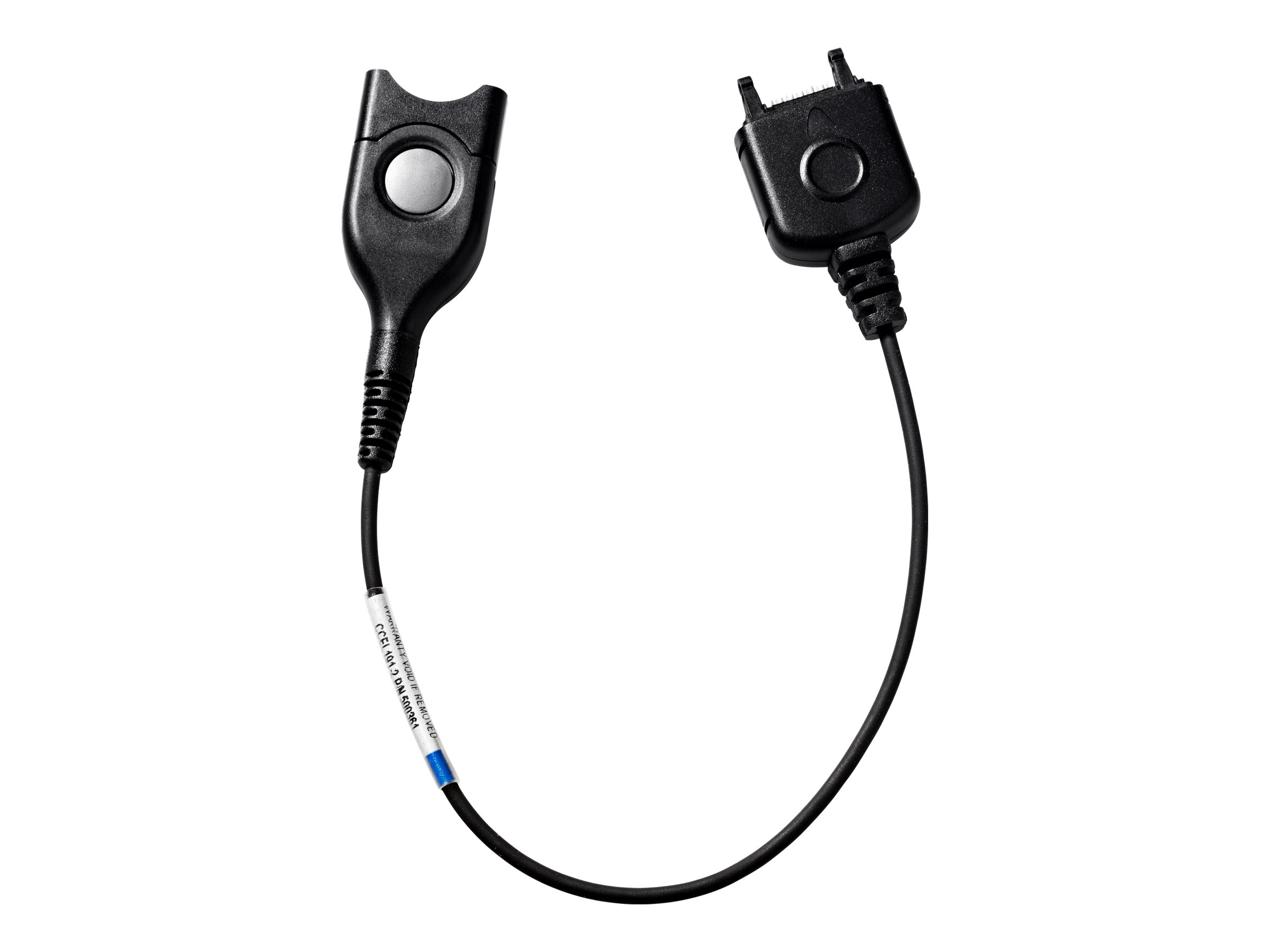 EPOS CCEL 191-2 - Câble pour casque micro - EasyDisconnect pour jack micro mâle - câble inférieur standard - 1000850 - Câbles pour écouteurs