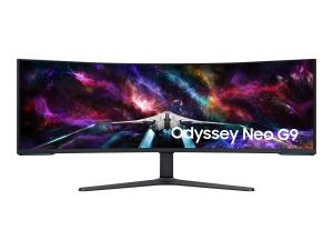 Samsung Odyssey Neo G9 S57CG952NU - G95NC Series - moniteur QLED - jeux - incurvé - 57" - 7680 x 2160 Dual UHD @ 240 Hz - VA - 1000 cd/m² - 1000000:1 - DisplayHDR 1000 - 1 ms - 3xHDMI, DisplayPort - noir, blanc - LS57CG952NUXEN - Écrans d'ordinateur