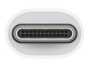 Apple Digital AV Multiport Adapter - Adaptateur vidéo - 24 pin USB-C mâle pour USB, HDMI, USB-C (alimentation uniquement) femelle - support 4K - MUF82ZM/A - Accessoires pour téléviseurs