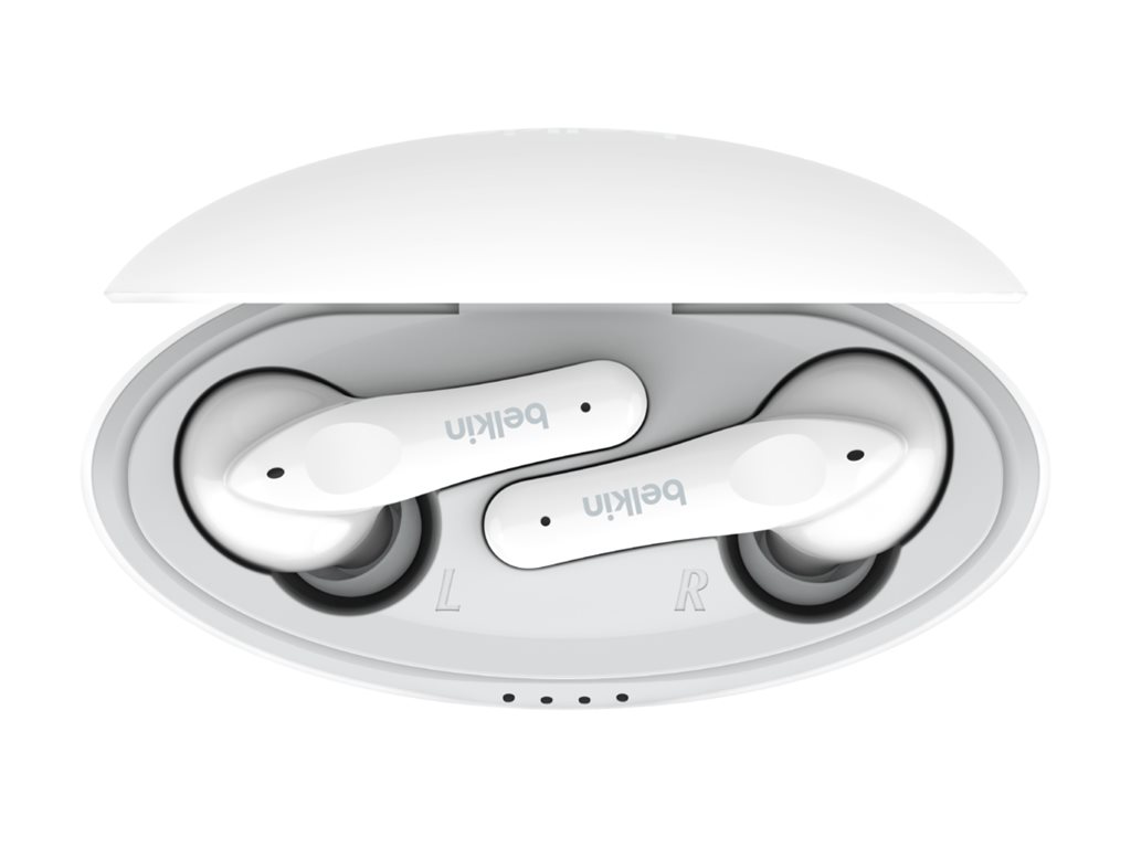 Belkin SoundForm Nano for Kids - Écouteurs sans fil avec micro - intra-auriculaire - Bluetooth - blanc - PAC003BTWH - Écouteurs