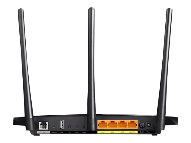 TP-Link Archer VR400 - - routeur sans fil - - modem ADSL commutateur 4 ports - 1GbE - Wi-Fi 5 - Bi-bande - ARCHER VR400 - Routeurs sans fil