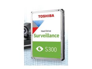 Toshiba S300 Surveillance - Disque dur - 1 To - interne - 3.5" - SATA 6Gb/s - 5700 tours/min - mémoire tampon : 64 Mo - HDWV110UZSVA - Disques durs internes