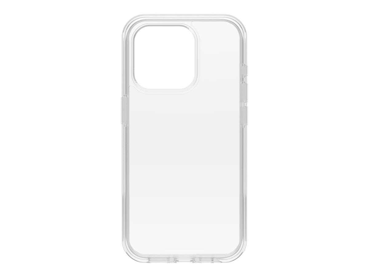 OtterBox Symmetry Series - Coque de protection pour téléphone portable - compatibilité avec MagSafe - clair - pour Apple iPhone 15 Pro - 77-92647 - Coques et étuis pour téléphone portable