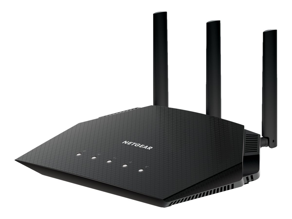 NETGEAR RAX10 - Routeur sans fil commutateur 4 ports - 1GbE - Wi-Fi 6 - Bi-bande - RAX10-100EUS - Routeurs sans fil