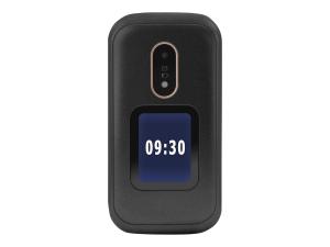 DORO 6060 - Téléphone de service - microSD slot - 320 x 240 pixels - rear camera 3 MP - noir - 7762 - Téléphones GSM