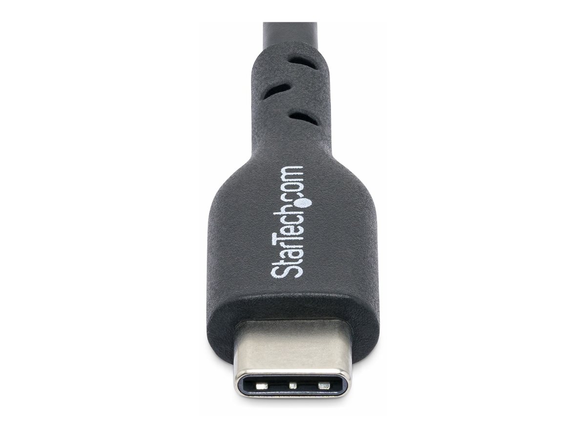 StarTech.com 3m USB-C Charging Cable, USB C Cable, 60W 3A PD - Câble USB - 24 pin USB-C (M) pour 24 pin USB-C (M) - USB 2.0 - 5 / 9 / 12 / 15 / 20 V - 3 A - 3 m - USB Power Delivery (60W), support pour Power Delivery 2,0, sans halogène, passif - noir - USB2CC3MBKE - Câbles USB