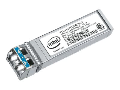 Intel Ethernet SFP+ LR Optics - Module transmetteur SFP+ - 10GbE - 1000Base-LX, 10GBase-LR - mode unique LC - jusqu'à 10 km - 1310 nm - pour Ethernet Converged Network Adapter X520, X710; Ethernet Server Adapter X520 - E10GSFPLR - Transmetteurs optiques