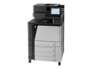 HP LaserJet Enterprise Flow MFP M880z - Imprimante multifonctions - couleur - laser - A3 (297 x 420 mm), Ledger (279 x 432 mm) (original) - A3/Ledger (support) - jusqu'à 46 ppm (copie) - jusqu'à 46 ppm (impression) - 2100 feuilles - 33.6 Kbits/s - USB 2.0, Gigabit LAN, hôte USB, hôte USB (interne) - A2W75A#B19 - Imprimantes multifonctions