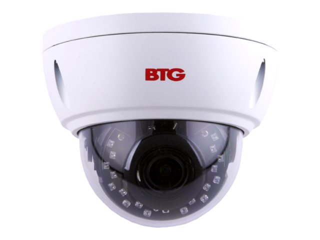 BTG BTG1209AVAIR/AHQ - Caméra de surveillance - dôme - couleur (Jour et nuit) - 2 MP - 1080p - à focale variable - AHD, CVI, TVI, CVBS - DC 12 V - BTG1209AVAIR/AHQ - Caméras de sécurité