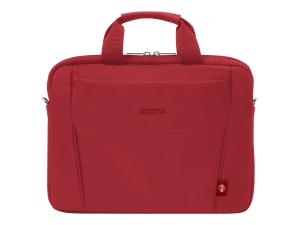 DICOTA Eco Slim Case BASE - Sacoche pour ordinateur portable - 13" - 14.1" - rouge - D31306-RPET - Sacoches pour ordinateur portable