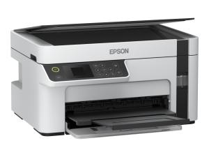 Epson EcoTank ET-M2120 - Imprimante multifonctions - Noir et blanc - jet d'encre - A4/Legal (support) - jusqu'à 15 ppm (impression) - 150 feuilles - USB, Wi-Fi - blanc - C11CJ18401 - Imprimantes multifonctions