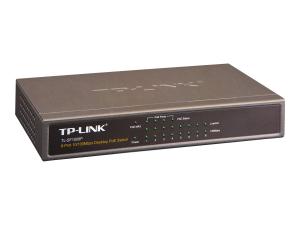 TP-Link TL-SF1008P - Commutateur - 4 x 10/100 (PoE) + 4 x 10/100 - de bureau - PoE - TL-SF1008P - Concentrateurs et commutateurs 10/100