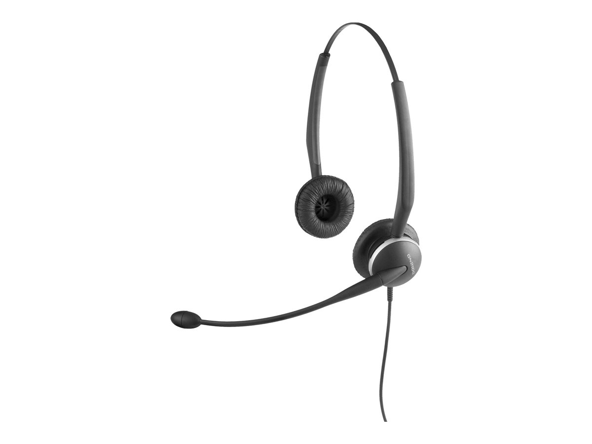 Jabra GN 2100 Telecoil - Micro-casque - sur-oreille - filaire - 2127-80-54 - Écouteurs