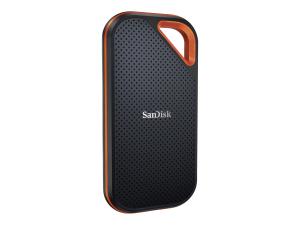 SanDisk Extreme PRO Portable V2 - SSD - chiffré - 1 To - externe (portable) - USB 3.2 Gen 2x2 (USB-C connecteur) - AES 256 bits - pour Intel Next Unit of Computing 13 Extreme Kit - NUC13RNGi7 - SDSSDE81-1T00-G25 - Disques SSD