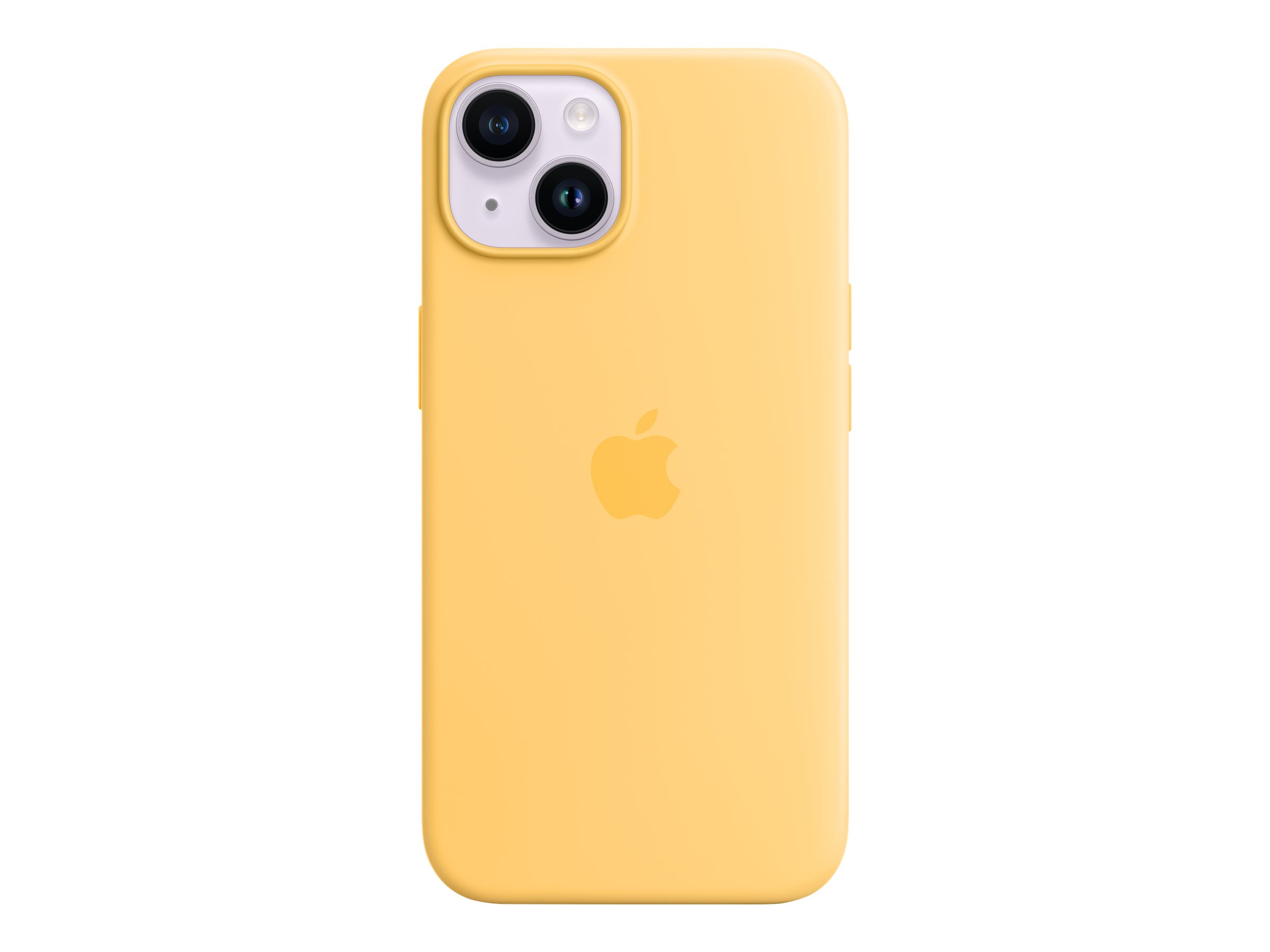 Apple - Coque de protection pour téléphone portable - compatibilité avec MagSafe - silicone - éclat du soleil - pour iPhone 14 - MPT23ZM/A - Coques et étuis pour téléphone portable