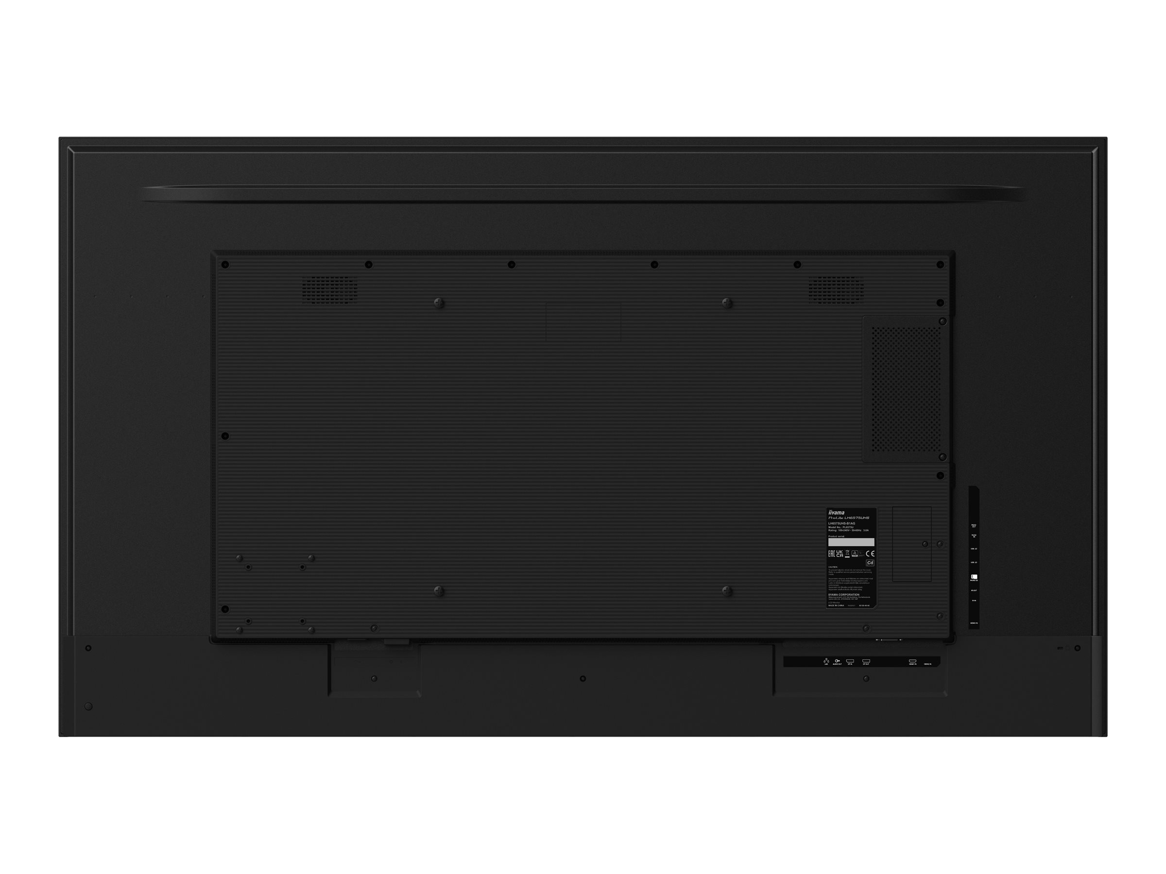 iiyama ProLite LH6575UHS-B1AG - Classe de diagonale 65" (64.5" visualisable) écran LCD rétro-éclairé par LED - signalisation numérique - avec lecteur multimédia intégré, SDM Slot PC - 4K UHD (2160p) 3840 x 2160 - cadre noir avec finition mate - LH6575UHS-B1AG - Écrans de signalisation numérique