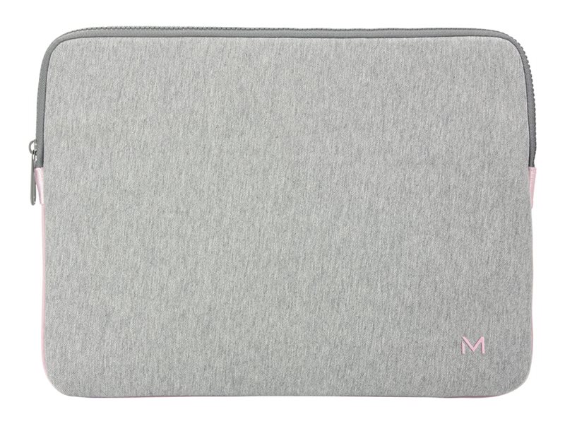 Mobilis Skin - Housse d'ordinateur portable - mousse à mémoire de forme - 12.5" - 14" - gris, rose - 049015 - Sacoches pour ordinateur portable