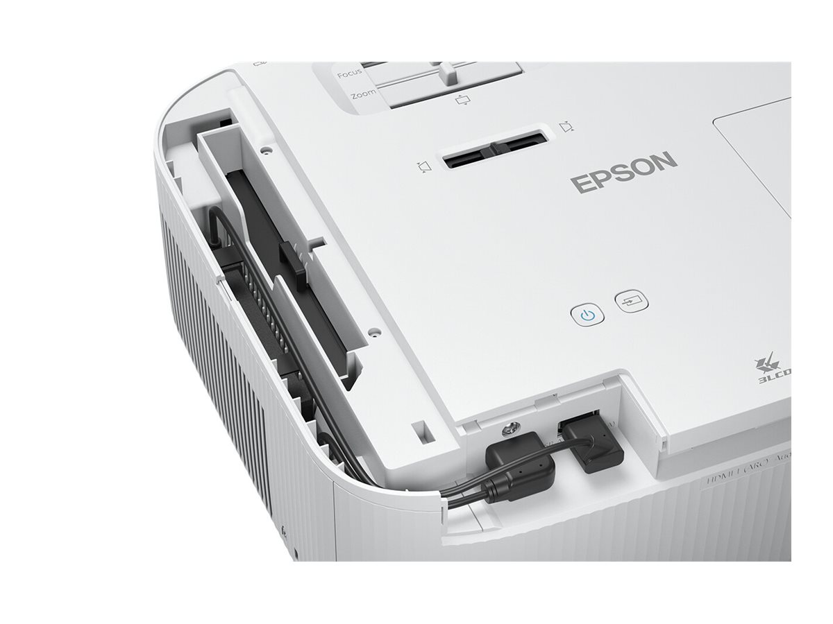 Epson EH-TW6150 - Projecteur 3LCD - 2800 lumens (blanc) - 2800 lumens (couleur) - 16:9 - 4K - blanc et noir - V11HA74040 - Projecteurs pour home cinema