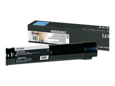 Lexmark - À rendement élevé - noir - original - cartouche de toner - pour Lexmark XS950de, XS955de, XS955dhe - 22Z0008 - Cartouches de toner