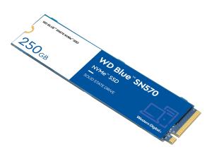 WD Blue SN570 NVMe SSD WDS250G3B0C - SSD - 250 Go - interne - M.2 2280 - PCIe 3.0 x4 (NVMe) - WDS250G3B0C - Disques SSD