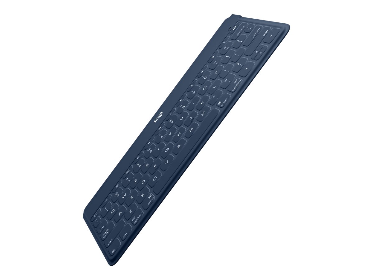 Logitech Keys-To-Go - Clavier - Bluetooth - QWERTY - Nordique (Danois/Finnois/Norvégien/Suédois) - bleu classique - 920-010052 - Claviers