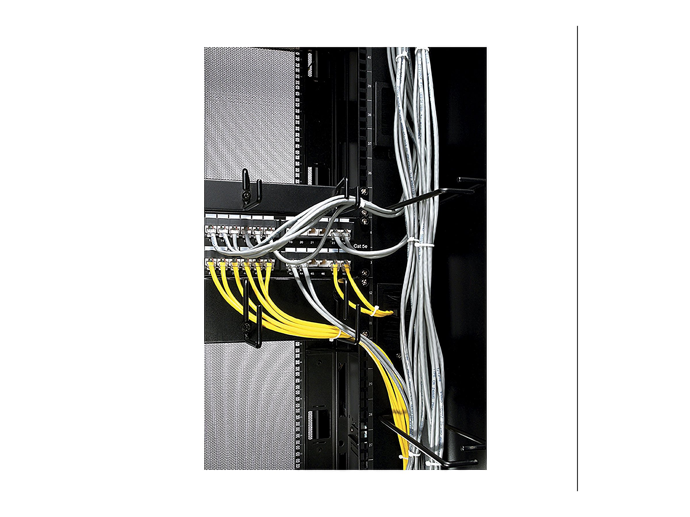 APC - Guide pour câbles - noir - 1U - pour P/N: SMTL1000RMI2UC, SMX1000C, SMX1500RM2UC, SMX1500RM2UCNC, SMX750C, SMX750CNC - AR8425A - Accessoires de câblage