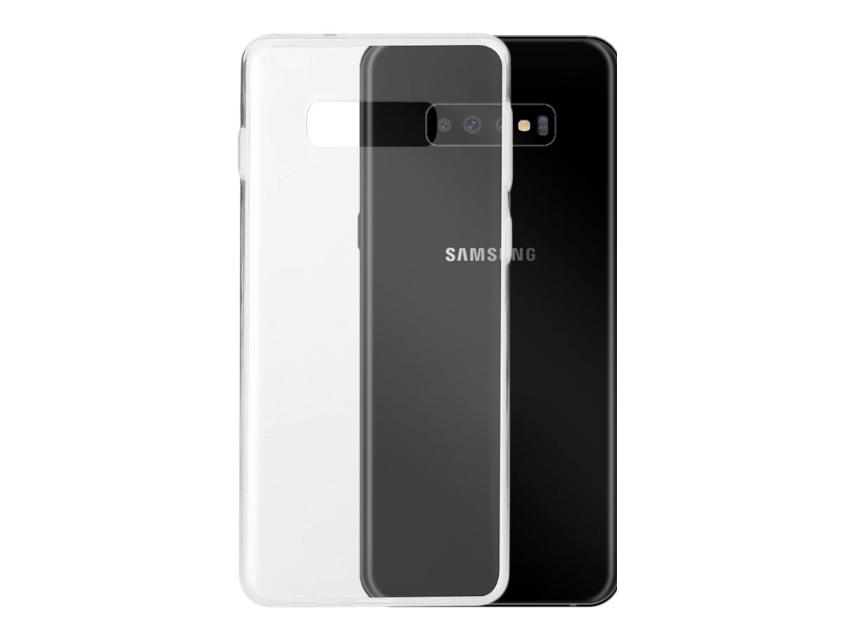 BIGBEN Connected soft case - Coque de protection pour téléphone portable - silicone - transparent - pour Samsung Galaxy S10 - SILITRANSGS10 - Coques et étuis pour téléphone portable