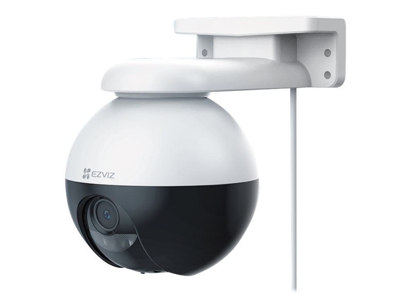 EZVIZ C8W PRO 2K - Caméra de surveillance réseau - panoramique / inclinaison - résistant aux intempéries - couleur (Jour et nuit) - 2K - montage M12 - audio - sans fil - Wi-Fi - LAN 10/100 - H.264, H.265 - DC 12 V - CS-C8W-A0-1H3WKFL - Caméras de sécurité