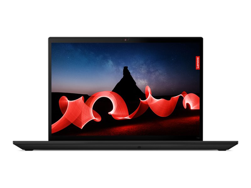 Lenovo ThinkPad T16 Gen 2 21HH - Conception de charnière à 180 degrés - Intel Core i5 - 1335U / jusqu'à 4.6 GHz - Win 11 Pro - Carte graphique Intel Iris Xe - 16 Go RAM - 512 Go SSD TCG Opal Encryption 2, NVMe - 16" IPS 1920 x 1200 - Gigabit Ethernet - Wi-Fi 6E - noir tonnerre - clavier : Français - avec 1 an de support Premier Lenovo - 21HH0029FR - Ordinateurs portables