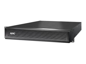 APC Smart-UPS X Rack/tour de batterie externe 48 V - Boîtier de piles (rack-montable) - 2 x batterie - Acide de plomb - 864 mAh - 2U - noir - pour P/N: AR3106, AR3106SP, SMX1000C, SMX1500RM2UC, SMX1500RM2UCNC, SMX750C, SMX750CNC - SMX48RMBP2U - Boîtiers d'alimentation