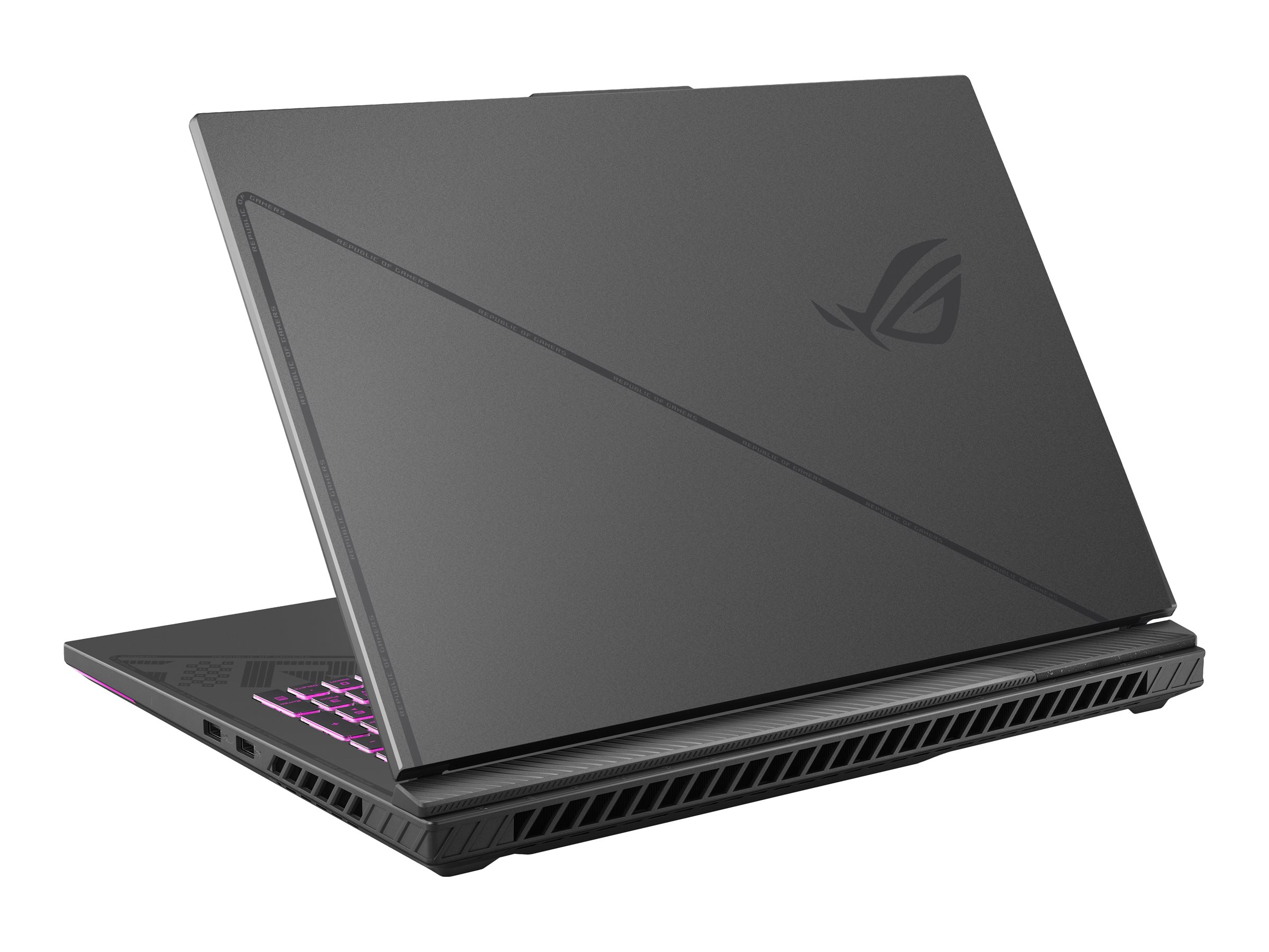 ASUS ROG Strix G18 G814JZ-N6011W - Intel Core i9 - 13980HX / jusqu'à 5.6 GHz - Win 11 Home - GeForce RTX 4080 - 32 Go RAM - 1 To SSD NVMe - 18" 2560 x 1600 (WQXGA) @ 240 Hz - 2.5 Gigabit Ethernet - Wi-Fi 6E, Bluetooth - gris eclipse - 90NR0CL1-M003J0 - Ordinateurs portables