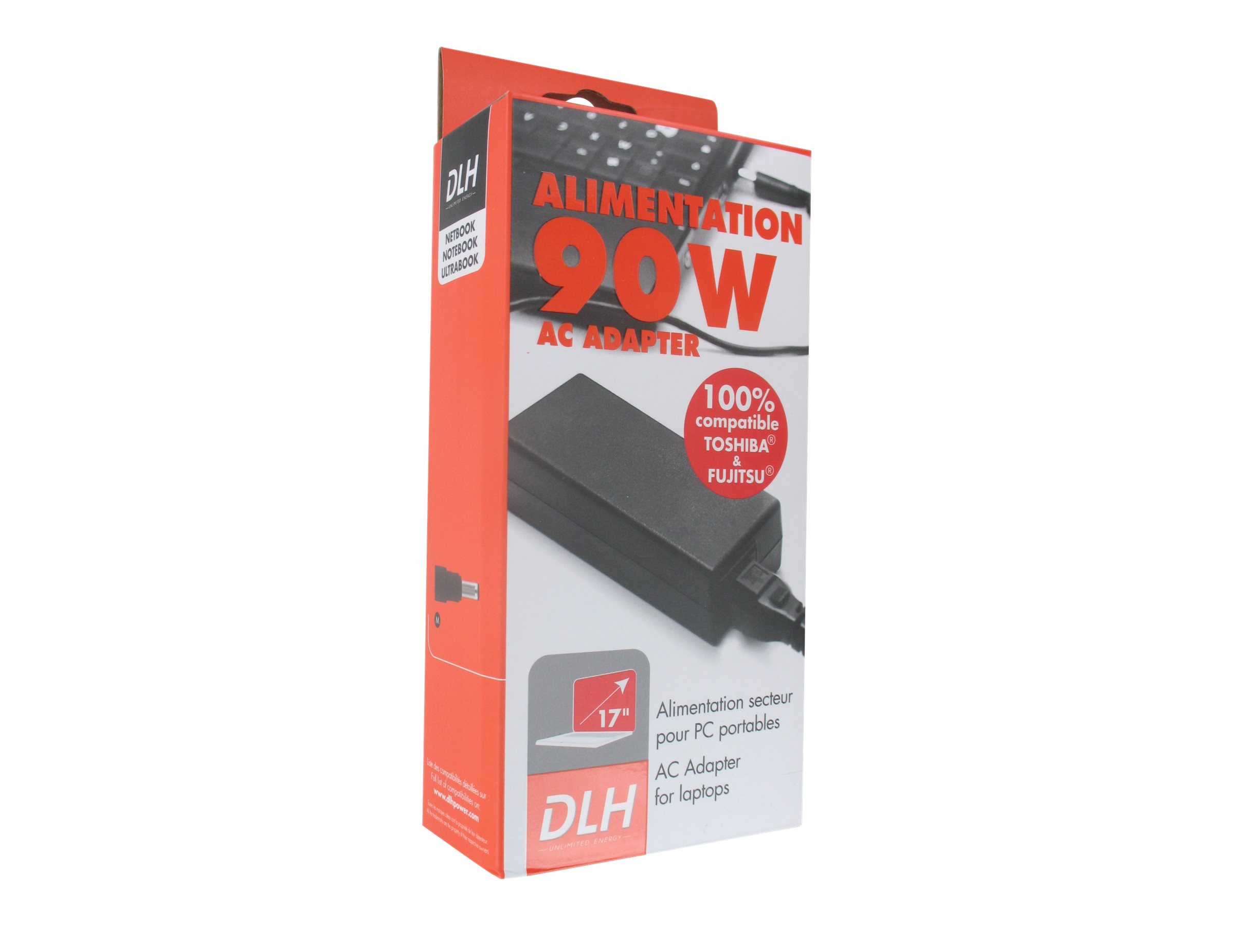 DLH DY-AI1933 - Adaptateur secteur - CA 100/240 V - 90 Watt - DY-AI1933 - Adaptateurs électriques et chargeurs