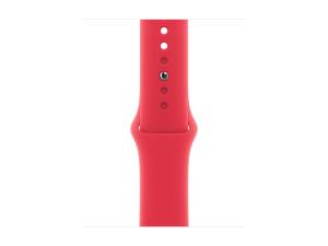Apple Watch Series 9 (GPS + Cellular) - (PRODUCT) RED - 41 mm - aluminium rouge - montre intelligente avec bande sport - fluoroélastomère - rouge - taille du bracelet : M/L - 64 Go - Wi-Fi, LTE, UWB, Bluetooth - 4G - 32.1 g - MRY83QF/A - Montres intelligentes