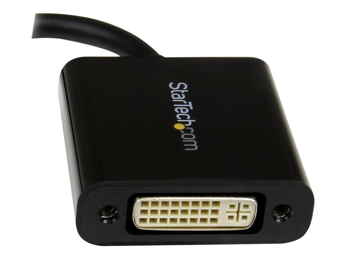 StarTech.com Adaptateur vidéo Mini DisplayPort® vers DVI - Convertisseur Mini DP DVI - Mini DisplayPort (M) DVI-I (F) - 1920 x 1200 - Noir - Adaptateur DVI - Mini DisplayPort (M) pour DVI-I (F) - 17 cm - noir - MDP2DVI3 - Câbles vidéo