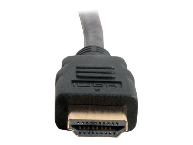 C2G 2m High Speed HDMI Cable with Ethernet - 4K - UltraHD - Câble HDMI avec Ethernet - HDMI mâle pour HDMI mâle - 2 m - noir - pour Microsoft Surface Hub 2S 50" - 82005 - Accessoires pour systèmes audio domestiques