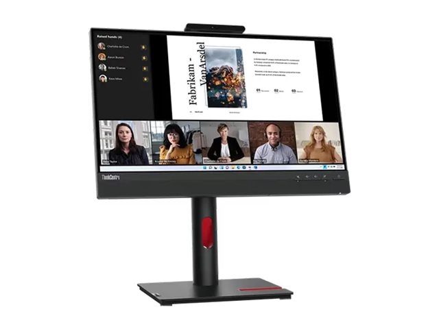 Lenovo ThinkCentre Tiny-in-One 22 Gen 5 - Écran LED - 22" (21.5" visualisable) - 1920 x 1080 Full HD (1080p) @ 60 Hz - IPS - 250 cd/m² - 1000:1 - 4 ms - HDMI, DisplayPort - haut-parleurs - noir corbeau - 12N8GAT1EU - Écrans d'ordinateur