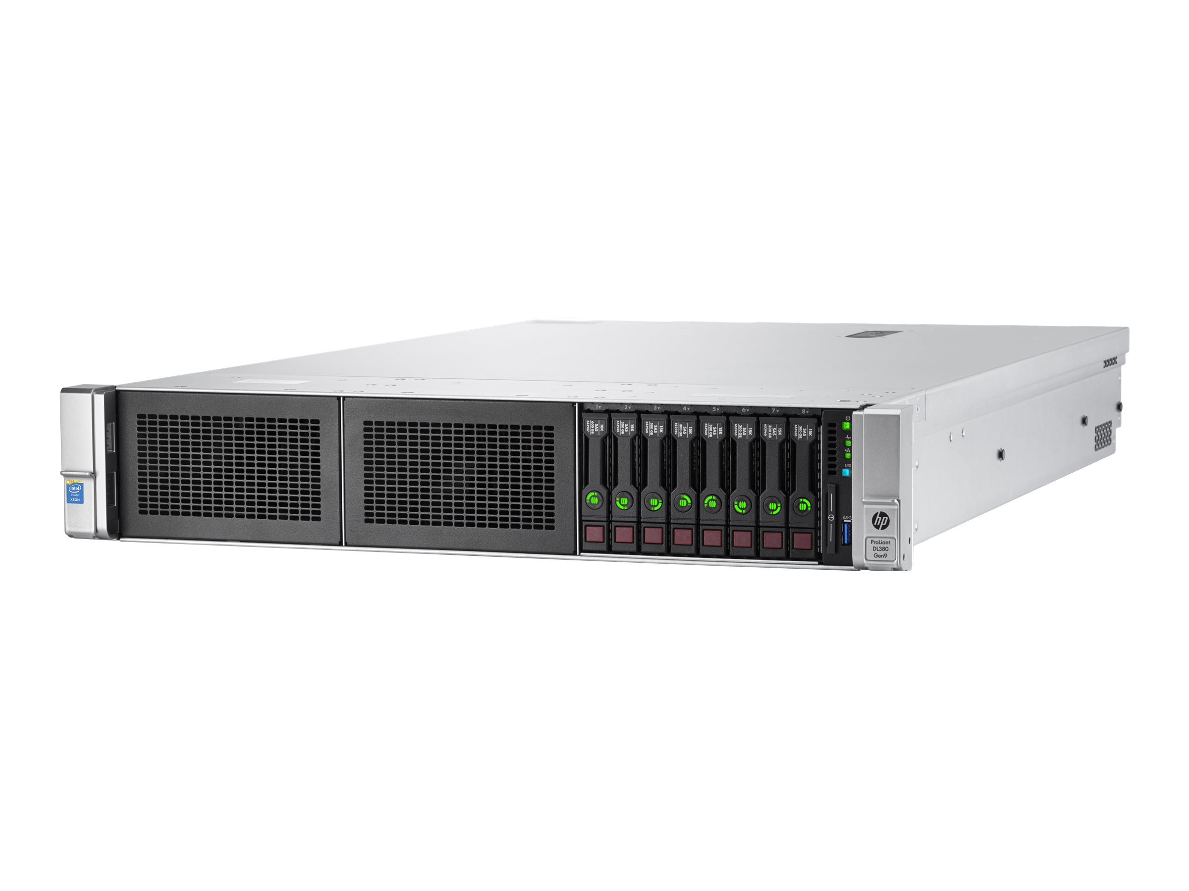 HPE ProLiant DL380 Gen9 Base - Serveur - Montable sur rack - 2U - 2 voies - 1 x Xeon E5-2620V4 / jusqu'à 3 GHz - RAM 16 Go - SATA/SAS - hot-swap 2.5" baie(s) - aucun disque dur - G200eH2 - Gigabit Ethernet - moniteur : aucun - recommercialisé - 826682R-B21 - Serveurs rack