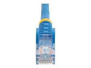 StarTech.com Câble réseau Cat5e UTP sans crochet de 2 m - Cordon Ethernet RJ45 anti-accroc - Câble patch - M/M - Bleu - Cordon de raccordement - RJ-45 (M) pour RJ-45 (M) - 2 m - UTP - CAT 5e - moulé, sans crochet - bleu - 45PAT2MBL - Câbles à paire torsadée