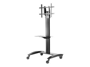 Peerless SmartMount Universal Flat Panel TV Cart SR560M - Chariot - pour écran plat - noir - Taille d'écran : 32"-75" - Interface de montage : 600 x 400 mm - SR560M - Chariots