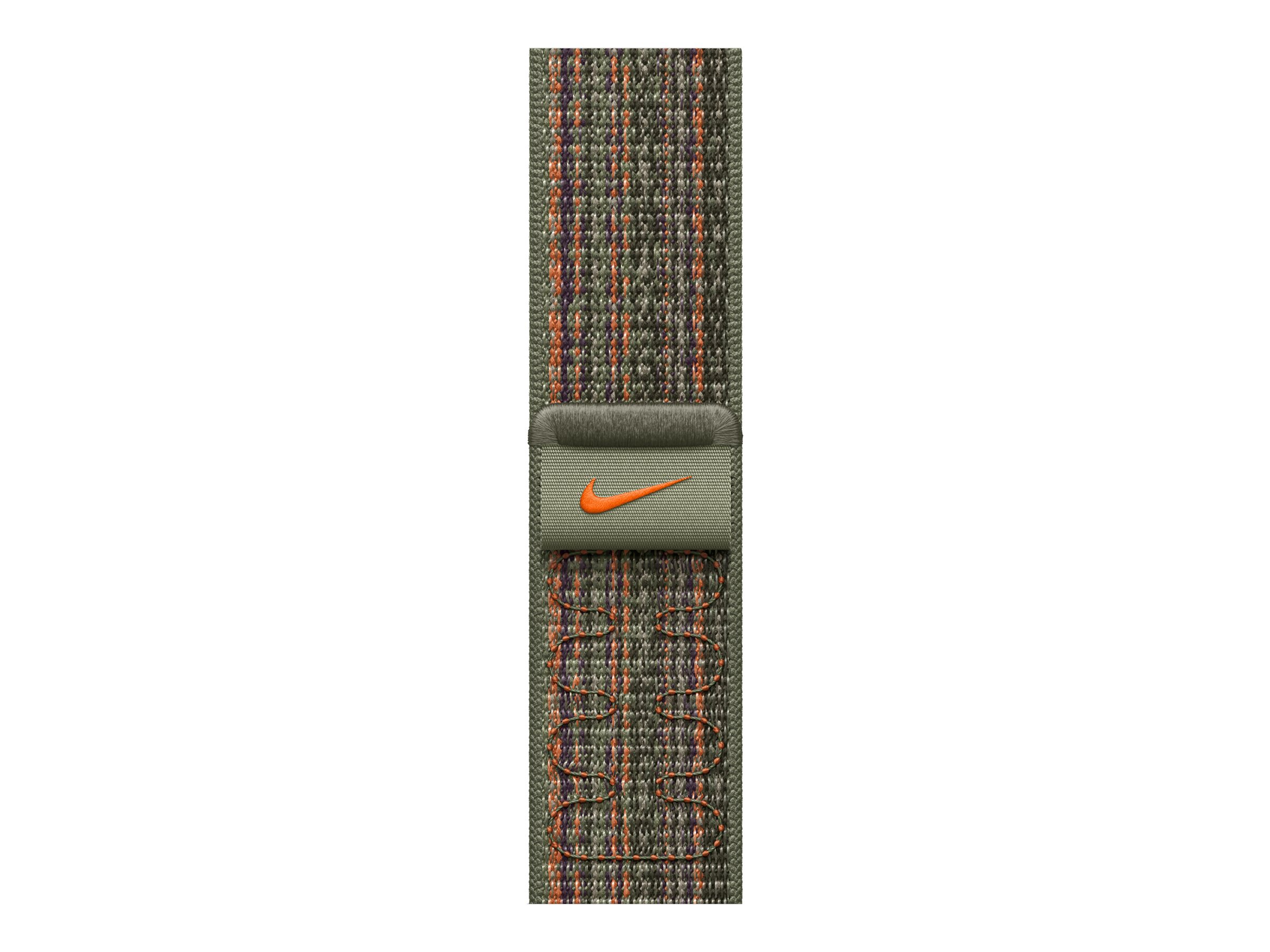Apple Nike - Boucle pour montre intelligente - 41 mm - 130 - 190 mm - séquoia/orange - MTL33ZM/A - accessoires divers