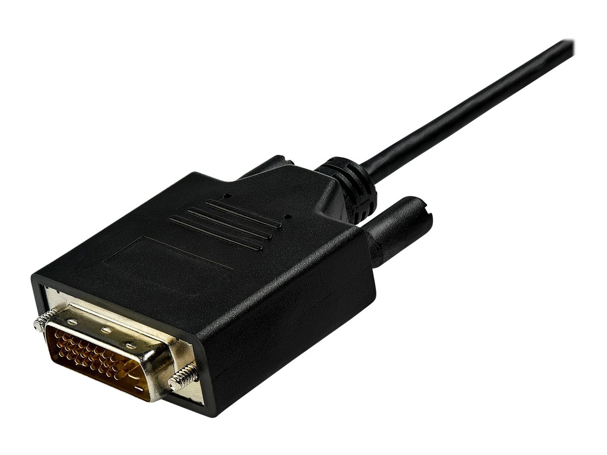 StarTech.com Câble adaptateur USB-C vers DVI de 3 m - Câble USB Type-C vers DVI en noir - 1920 x 1200 - Adaptateur vidéo externe - VIA/VLI - VL100 / Parade - PS171 - USB-C - DVI - noir - pour P/N: TB4CDOCK - CDP2DVI3MBNL - Adaptateurs vidéo grand public