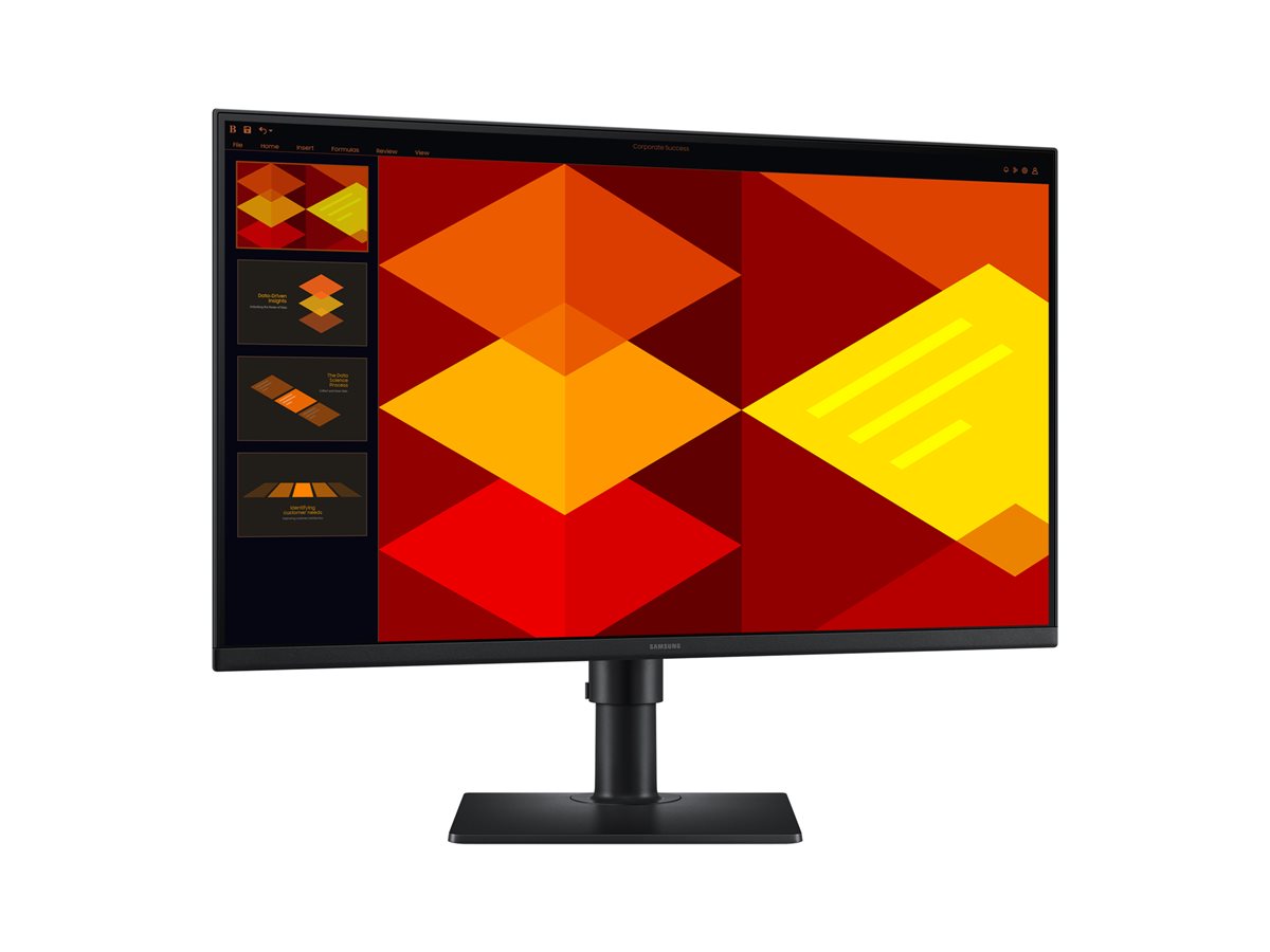 Samsung S27D400GAU - S40GD Series - écran LED - 27" - 1920 x 1080 Full HD (1080p) @ 100 Hz - IPS - 250 cd/m² - 1000:1 - 5 ms - 2xHDMI, DisplayPort - noir - LS27D400GAUXEN - Écrans d'ordinateur