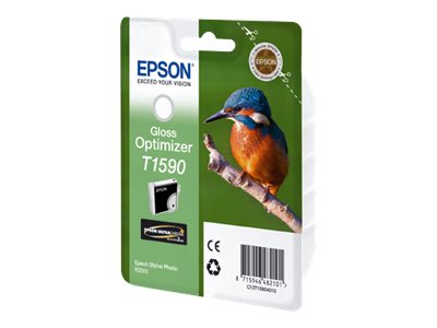 Epson T1590 Gloss Optimizer - 17 ml - original - blister - cartouche d'économie d'encre - pour Stylus Photo R2000 - C13T15904010 - Cartouches d'imprimante