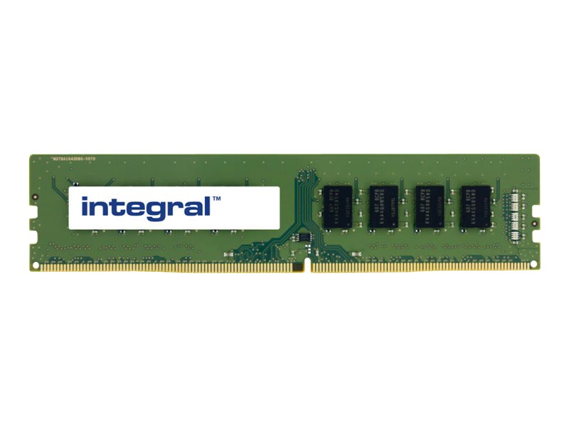 Integral - DDR4 - module - 16 Go - DIMM 288 broches - 2666 MHz / PC4-21300 - CL19 - 1.2 V - mémoire sans tampon - non ECC - IN4T16GNELSI - DDR4