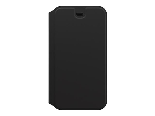 OtterBox Strada Series Via - Étui à rabat pour téléphone portable - polyuréthane, polycarbonate - noir - pour Apple iPhone 12 Pro Max - 77-65481 - Coques et étuis pour téléphone portable