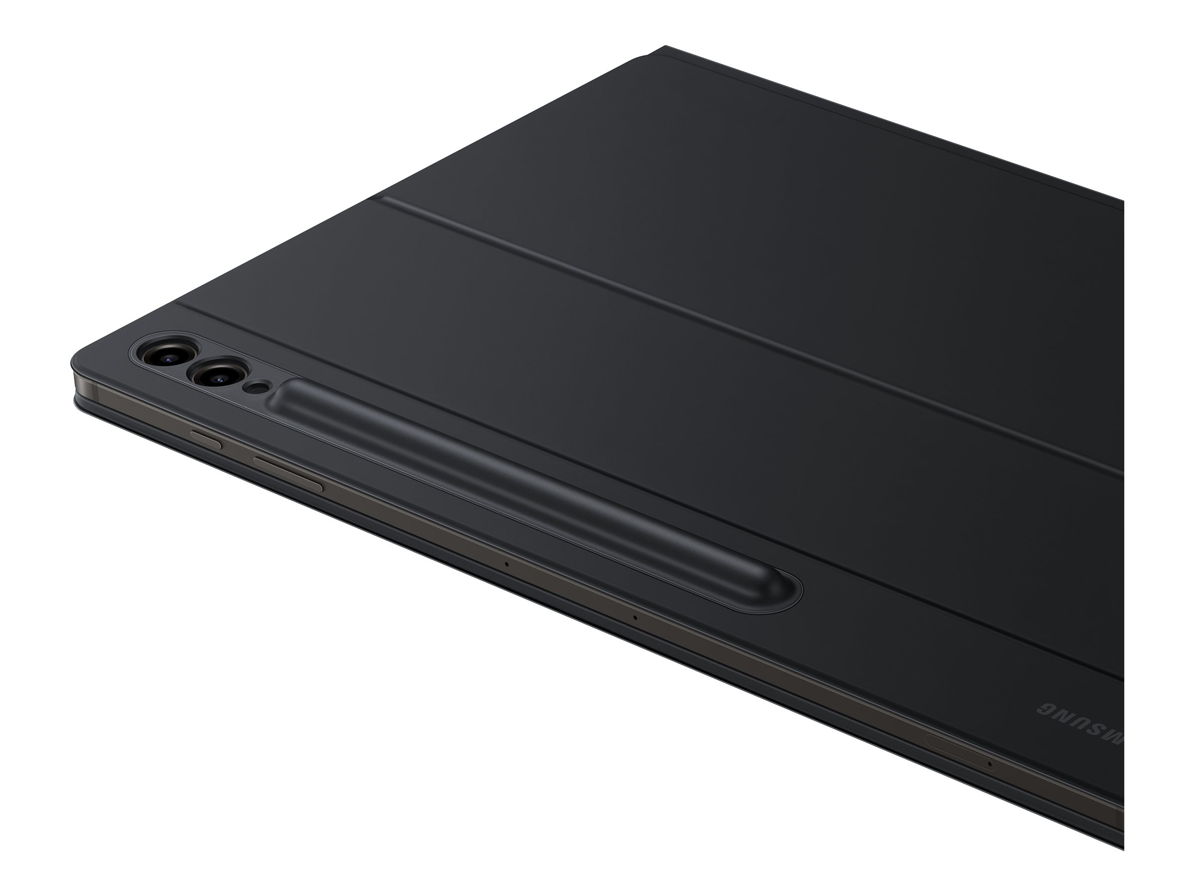 Samsung EF-DX915 - Clavier et étui (couverture de livre) - avec pavé tactile - rétroéclairé - Bluetooth, POGO pin - noir clavier, noir étui - pour Galaxy Tab S9 Ultra - EF-DX915BBEGFR - Claviers