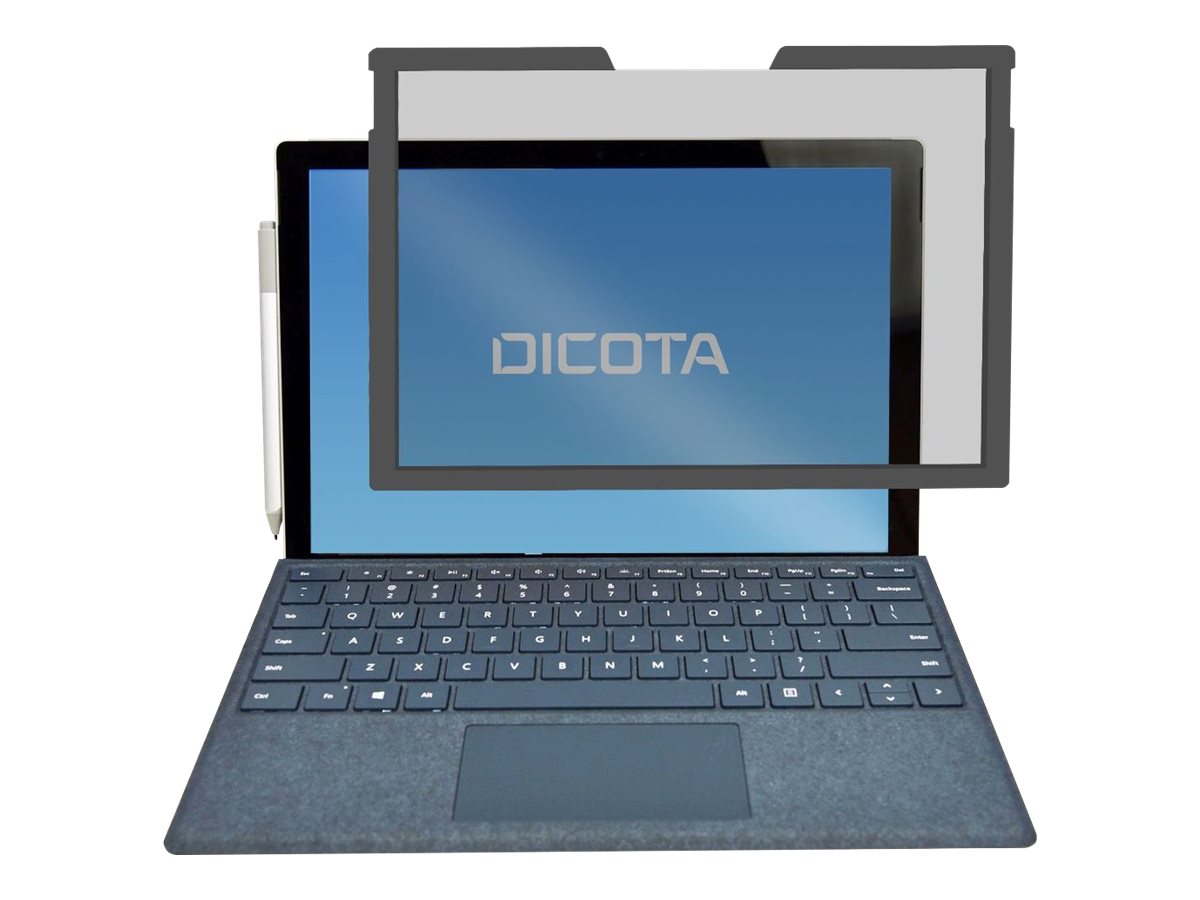 DICOTA Secret - Filtre de confidentialité pour ordinateur portable - à double sens - amovible - magnétique - largeur 12,3 pouces - noir - pour Microsoft Surface Pro 4 - D31586 - Accessoires pour ordinateur portable et tablette