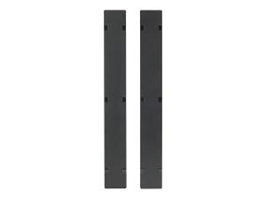 APC - Capot de panneau de gestion de câbles pour rack - noir - 45U (pack de 2) - pour NetShelter SX - AR7586 - Accessoires de câblage