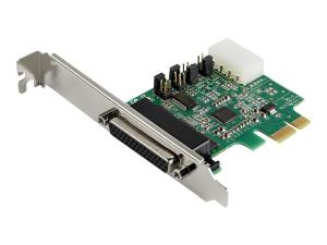 StarTech.com Carte adaptateur PCIe serie RS232 - 4 ports - 16950 UART - Adaptateur série - PCIe - RS-232 x 4 - PEX4S953 - Adaptateurs réseau filaires