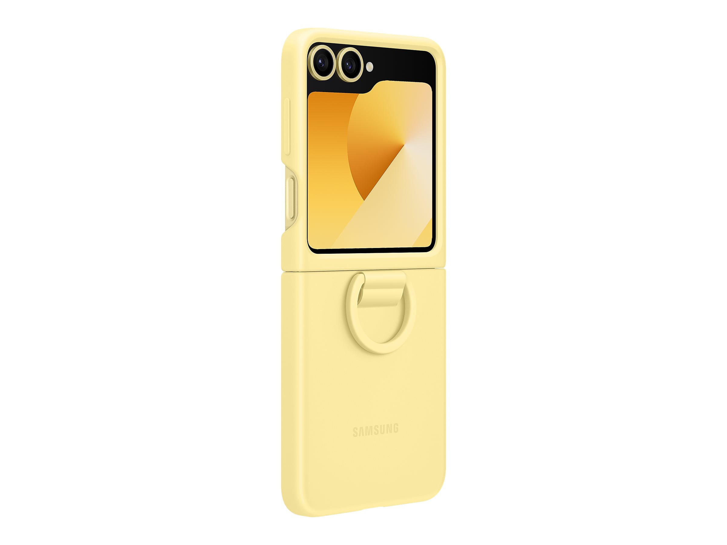 Samsung EF-PF741 - Coque de protection pour téléphone portable - avec anneau - silicone - jaune - pour Galaxy Z Fold6 - EF-PF741TYEGWW - Coques et étuis pour téléphone portable